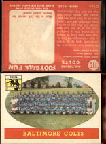 1958 Topps Base Set #110 Baltimore Colts