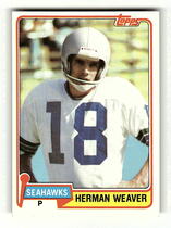 1981 Topps Base Set #87 Herman Weaver