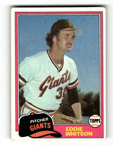 1981 Topps Base Set #336 Eddie Whitson