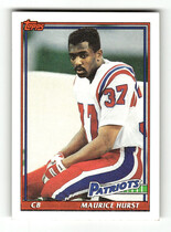 1991 Topps Base Set #619 Maurice Hurst