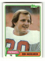 1981 Topps Base Set #159 Don Hasselbeck