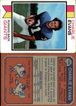 1973 Topps Base Set #184 Charlie Evans