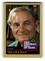 1991 ENOR Pro Football HOF #47 Sid Gillman