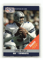 1990 Pro Set Base Set #484 Steve Walsh