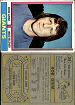 1974 Topps Base Set #368 Bob Grim