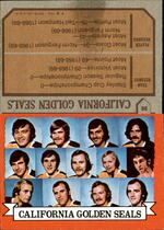 1973 Topps Base Set #95 Golden Seals Team