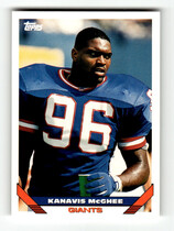 1993 Topps Base Set #452 Kanavis McGhee