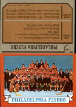 1973 Topps Base Set #103 Flyers Team
