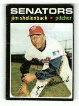1971 Topps Base Set #351 Jim Shellenback
