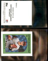 2021 Topps Heritage Minor League 1972 Topps Venezuelan Stamp Cards #72TVS-12 Bobby Witt Jr.