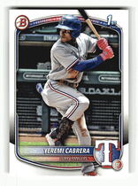 2025 Bowman Prospects #BP-146 Yeremi Cabrera