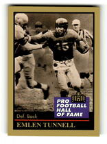 1991 ENOR Pro Football HOF #141 Emlen Tunnell