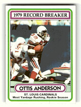 1980 Topps Base Set #1 Otis Anderson