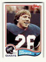 1982 Topps Base Set #417 Rob Carpenter