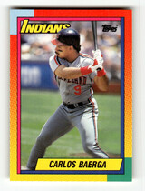 1990 Topps Traded Factory Set (White Stock Back) #6T Carlos Baerga