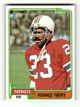 1981 Topps Base Set #372 Horace Ivory
