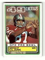 1983 Topps Base Set #164 Dwight Clark