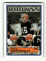 1983 Topps Base Set #253 Paul McDonald