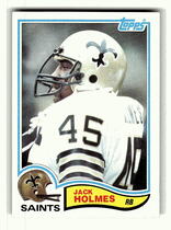 1982 Topps Base Set #407 Jack Holmes