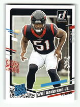 2023 Donruss Base Set #342 Will Anderson Jr.