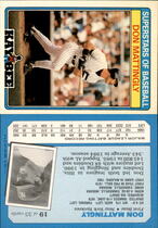 1987 Kay-Bee #19 Don Mattingly