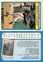 1987 Kay-Bee #13 Dwight Gooden