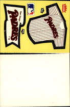 1985 Fleer Team Stickers #NNO Padres (Logo)