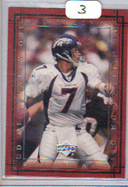 2000 Upper Deck Legends Millennium QBs #M3 John Elway
