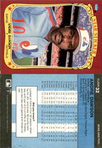 1986 Fleer Star Stickers #32 Andre Dawson