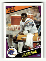 1984 Topps Base Set #183 Chuck Muncie