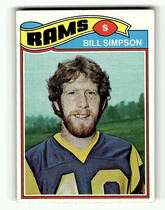 1977 Topps Base Set #406 Bill Simpson