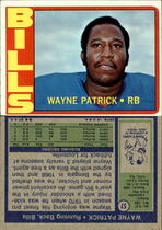 1972 Topps Base Set #57 Wayne Patrick