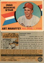 1960 Topps Base Set #138 Art Mahaffey