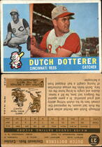 1960 Topps Base Set #21 Dutch Dotterer