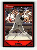 2007 Bowman Base Set #187 Jim Thome
