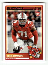 2025 Score Rookies #32 Josh Simmons