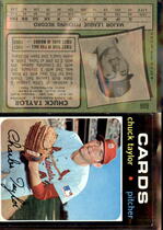 1971 Topps Base Set #606 Chuck Taylor