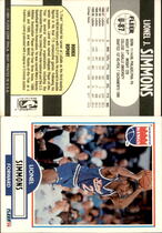 1990 Fleer Update #U-87 Lionel Simmons