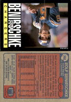 1985 Topps Base Set #368 Rolf Benirschke