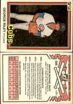 1981 Donruss Base Set #588 George Riley
