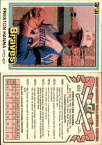1981 Donruss Base Set #523 Preston Hanna