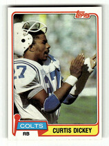 1981 Topps Base Set #446 Curtis Dickey