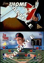 1995 Pinnacle Zenith Samples #51 Jim Thome