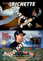 1995 Pinnacle Zenith Samples #20 Dante Bichette