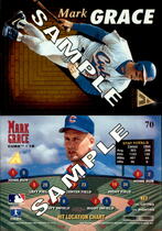 1995 Pinnacle Zenith Samples #70 Mark Grace