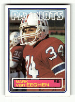 1983 Topps Base Set #337 Mark Van Eeghen