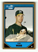 2007 Bowman Prospects Gold #BP110 Ryan Webb