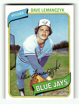 1980 Topps Base Set #124 Dave Lemanczyk