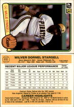 1983 Donruss Base Set #610 Willie Stargell