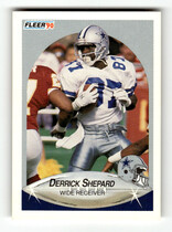 1990 Fleer Base Set #395 Derrick Shepard